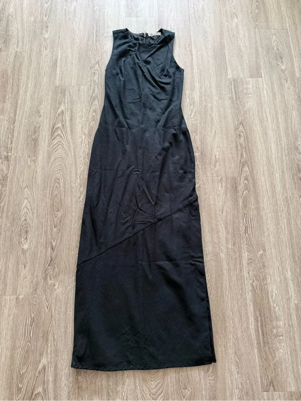 Abercrombie & Fitch Black Sleeveless Maxi Dress